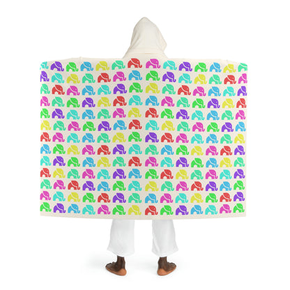 Hooded Sherpa Fleece Blanket